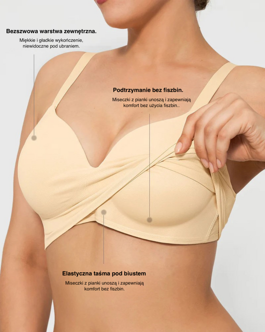 Biustonosz modelujący bez fiszbin Sylla