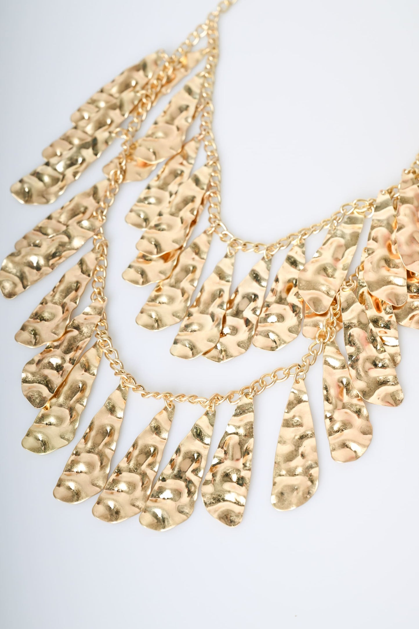 Collana a doppio filo con pendenti